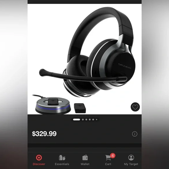 Turtle Beach Stealth Pro Multiplatform Wireless Noise-Cancelling Gaming Headset